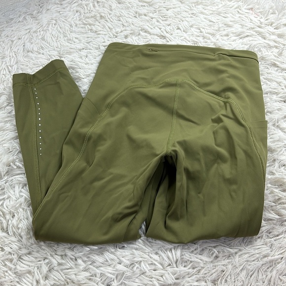 Lululemon Swift Speed High-Rise Crop 21" Bronze Green - Picture 6 of 8